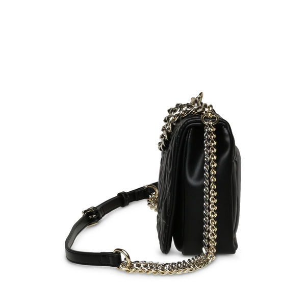 BNOTABLE CROSSBODY BAG BLACK/GOLD - Steve Madden Polska