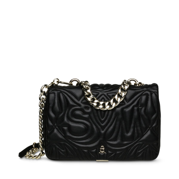 BNOTABLE CROSSBODY BAG BLACK/GOLD - Steve Madden Polska