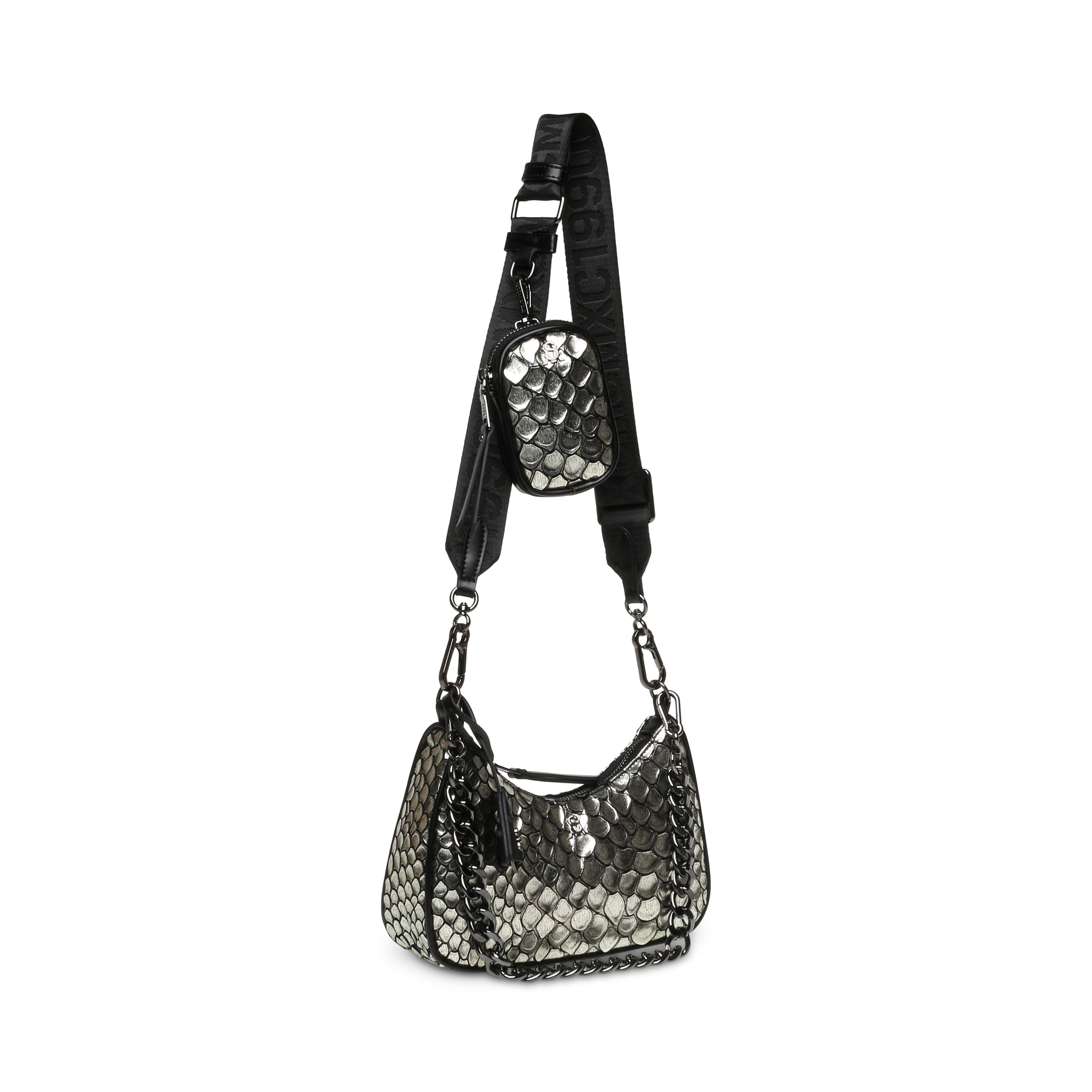 BVITALZ CROSSBODY BAG SILVER- Hover Image