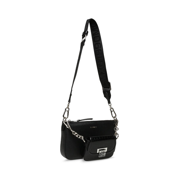 BNAIM CROSSBODY BAG BLK/SIL - Steve Madden Polska