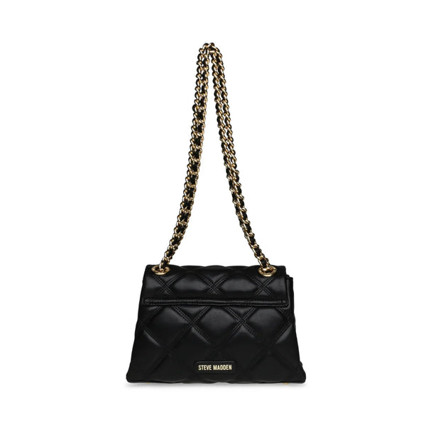 BVOLTURI CROSSBODY BAG BLACK/GOLD - Steve Madden Polska