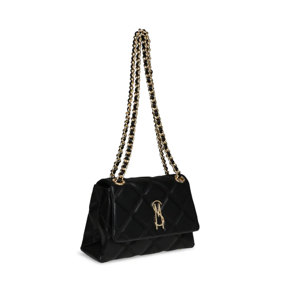 BVOLTURI CROSSBODY BAG BLACK/GOLD - Steve Madden Polska