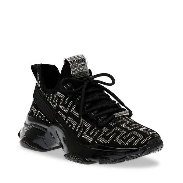 MAXOUT SNEAKER BLACK/SILVER - Steve Madden Polska