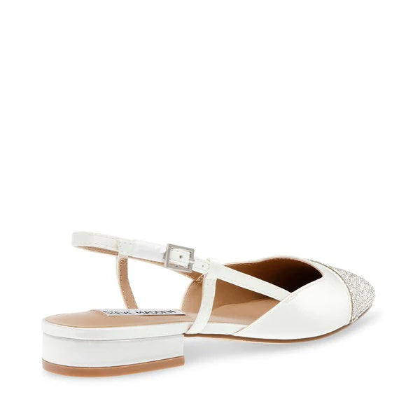 Belinda-R Ballerina Ivory Satin - Steve Madden Polska