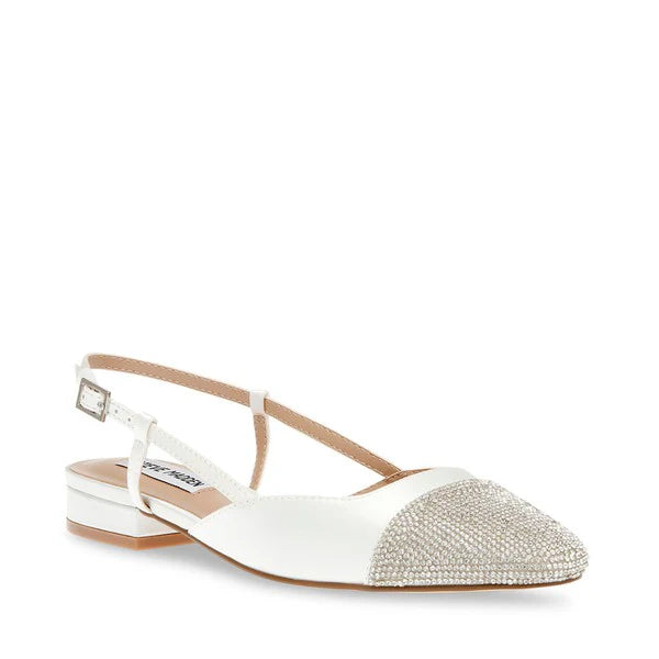 Belinda-R Ballerina Ivory Satin - Steve Madden Polska