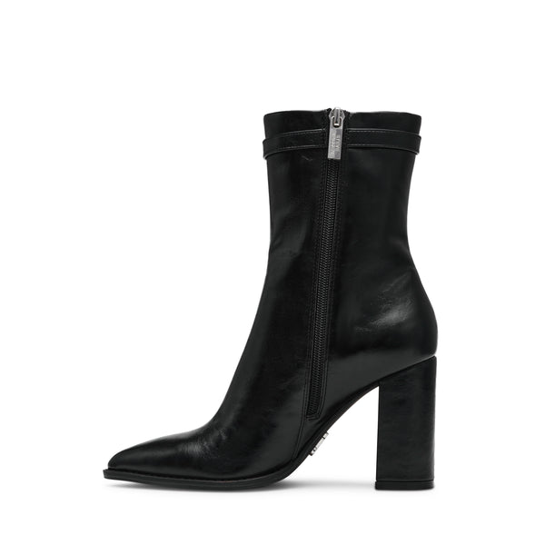 BRENTLEY HEELED ANKLE BOOTS BLACK - Steve Madden Polska