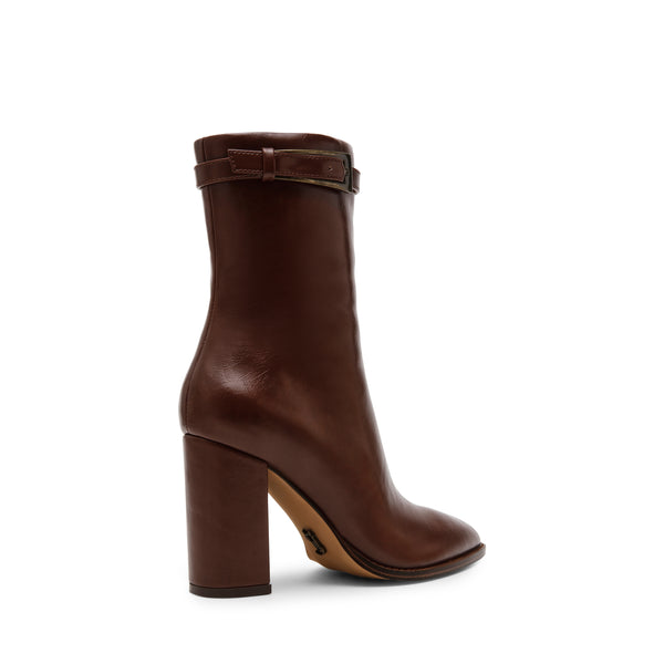 BRENTLEY HEELED ANKLE BOOTS COGNAC - Steve Madden Polska