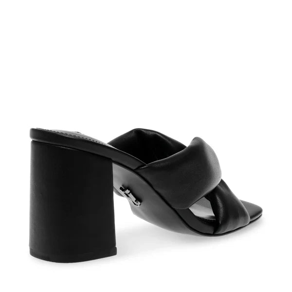 CAMPAIGN SANDAL BLACK LEATHER - Steve Madden Polska