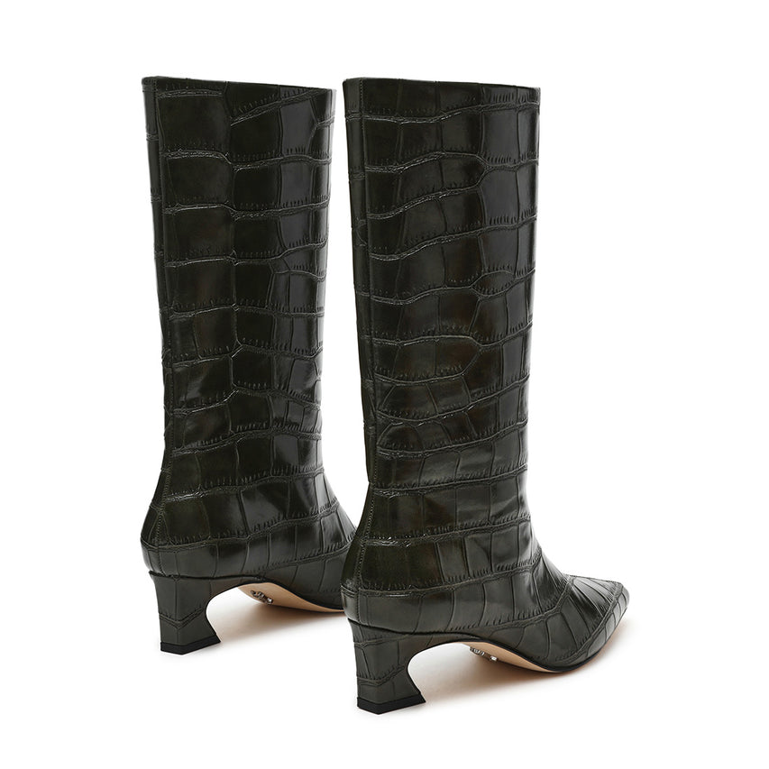 Carousel Bootie GREEN SNAKE - view 4