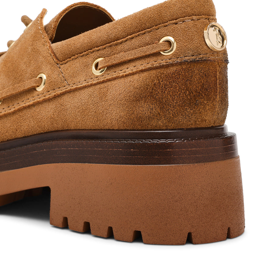 Detroit Flat Shoe TAUPE SUED