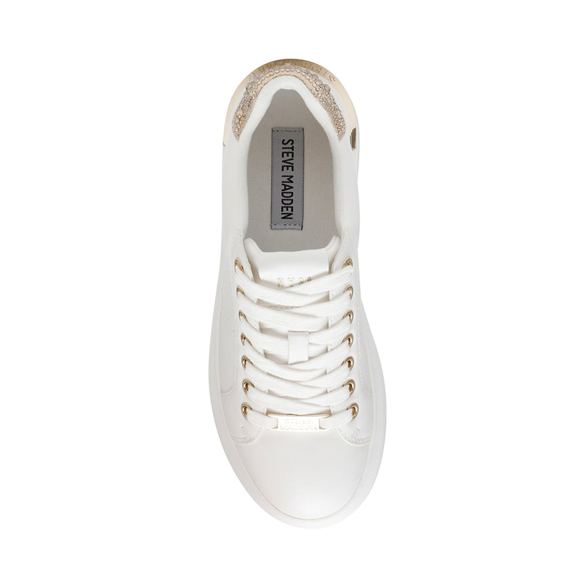 Glacialr 2.0 Sneaker WHT/RHINESTONE