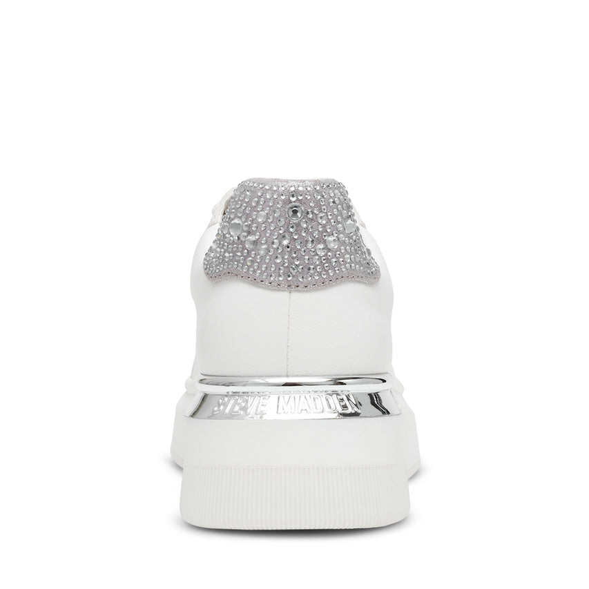 Glacialr 2.0 Sneaker WHT/RHINESTONE