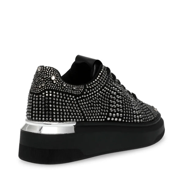 Globes Sneaker Black/Silver - Steve Madden Polska