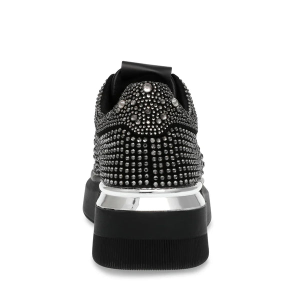 Globes Sneaker Black/Silver - Steve Madden Polska