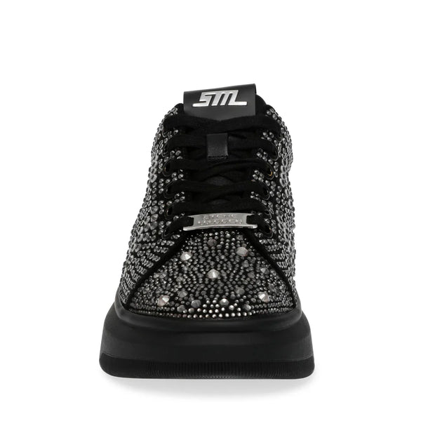 Globes Sneaker Black/Silver - Steve Madden Polska