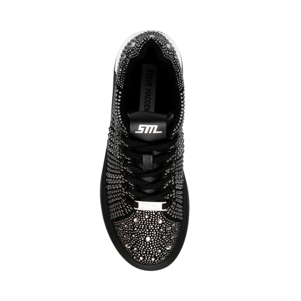 Globes Sneaker Black/Silver - Steve Madden Polska