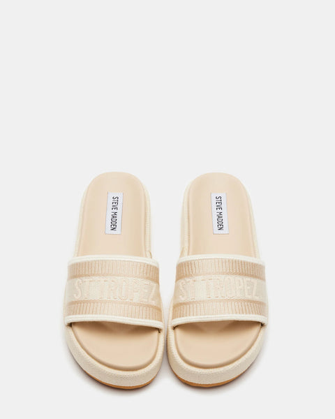 Knoxley Sandal Bone Multi - Steve Madden Polska