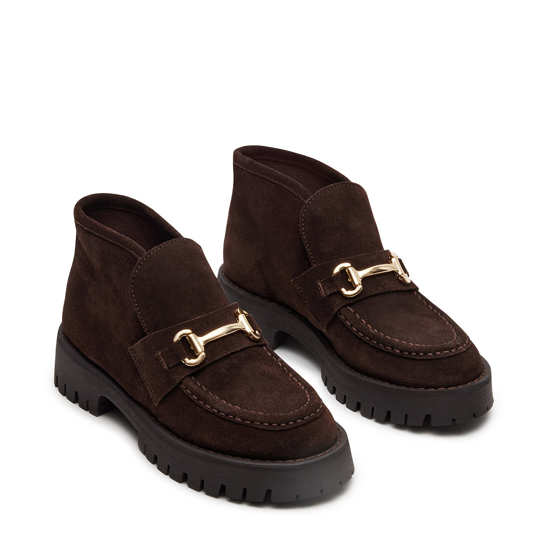Leon Flat Shoe CHOC BRN SUEDE