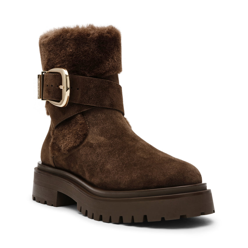 Lodge Bootie BROWN SUEDE