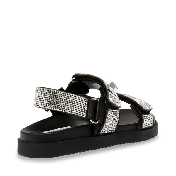 Mona-R Sandal Black/Silver - Steve Madden Polska