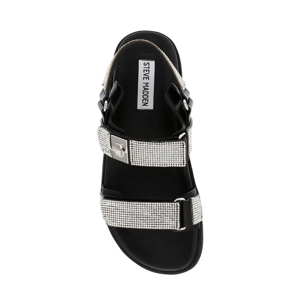 Mona-R Sandal Black/Silver - Steve Madden Polska