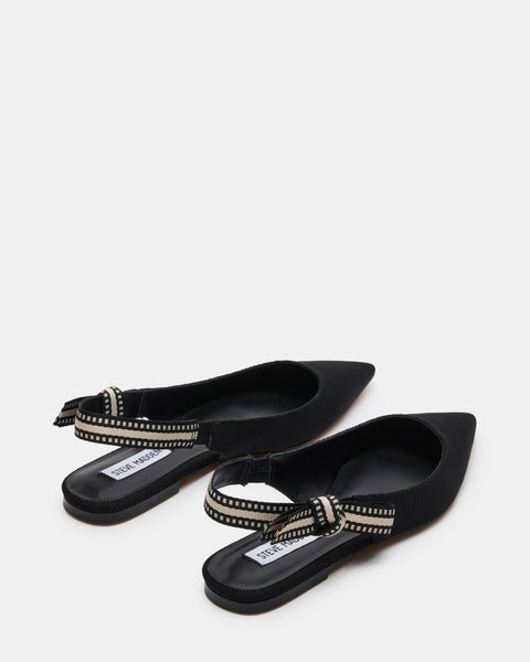 OLSEN SLINBACKS BLACK - Steve Madden Polska