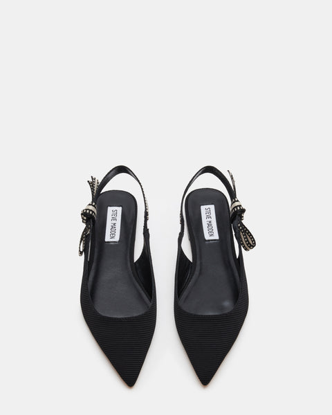 OLSEN SLINBACKS BLACK - Steve Madden Polska