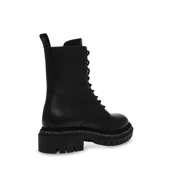 OPT-IN BOOTS BLACK LEATHER - Steve Madden Polska