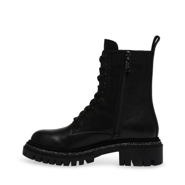 OPT-IN BOOTS BLACK LEATHER - Steve Madden Polska