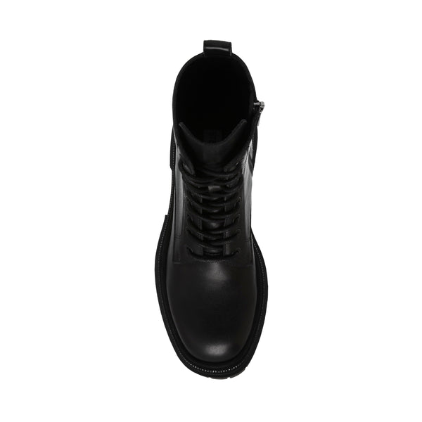 OPT-IN BOOTS BLACK LEATHER - Steve Madden Polska