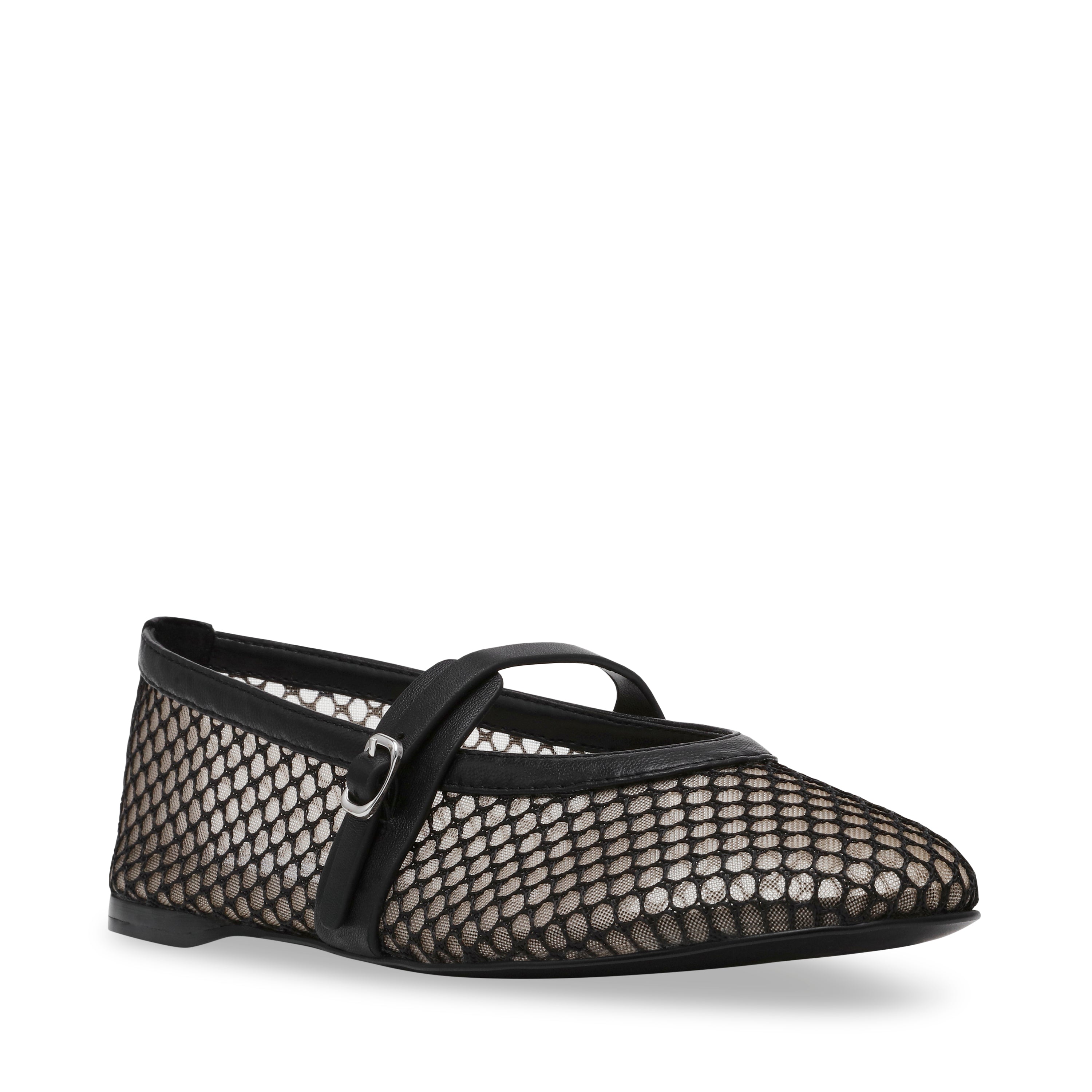 Rejoice-M Ballerinas Black Mesh- Hover Image