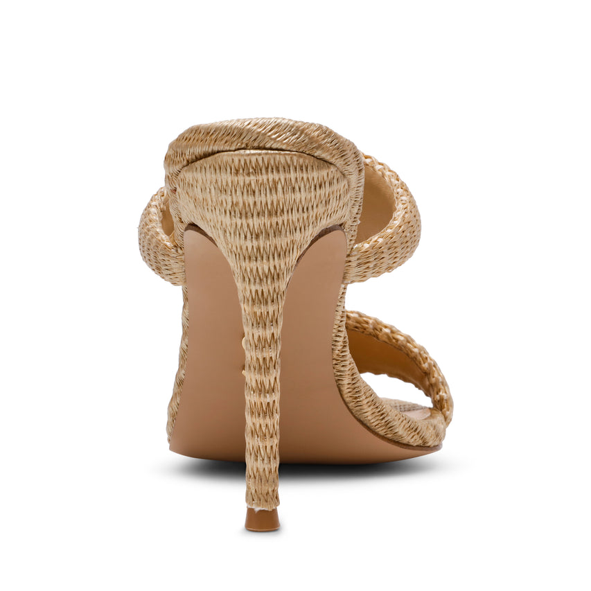 Saturn-CN Sandal GOLD RAFFIA