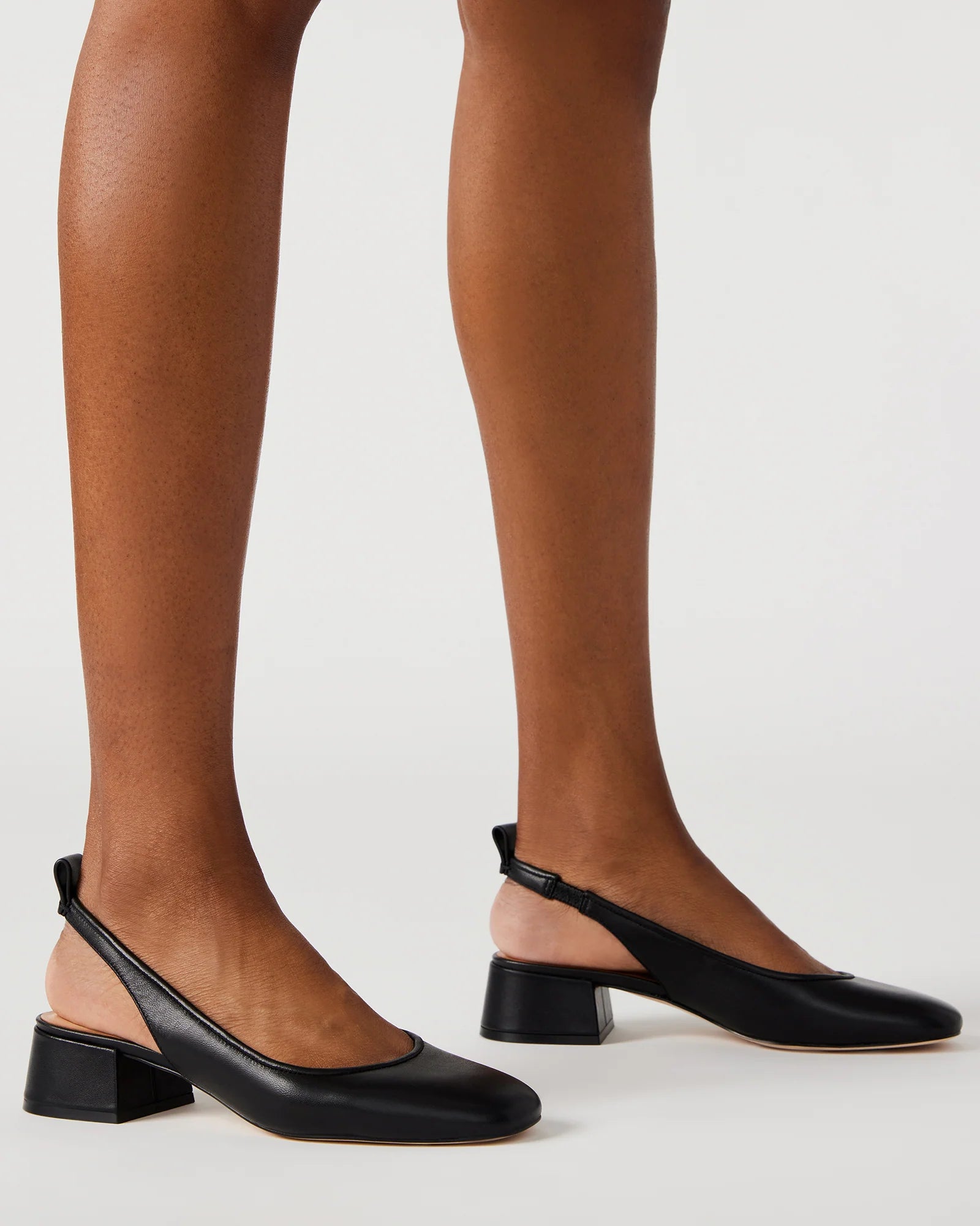 Smitten Sandals Black Leather- Hover Image