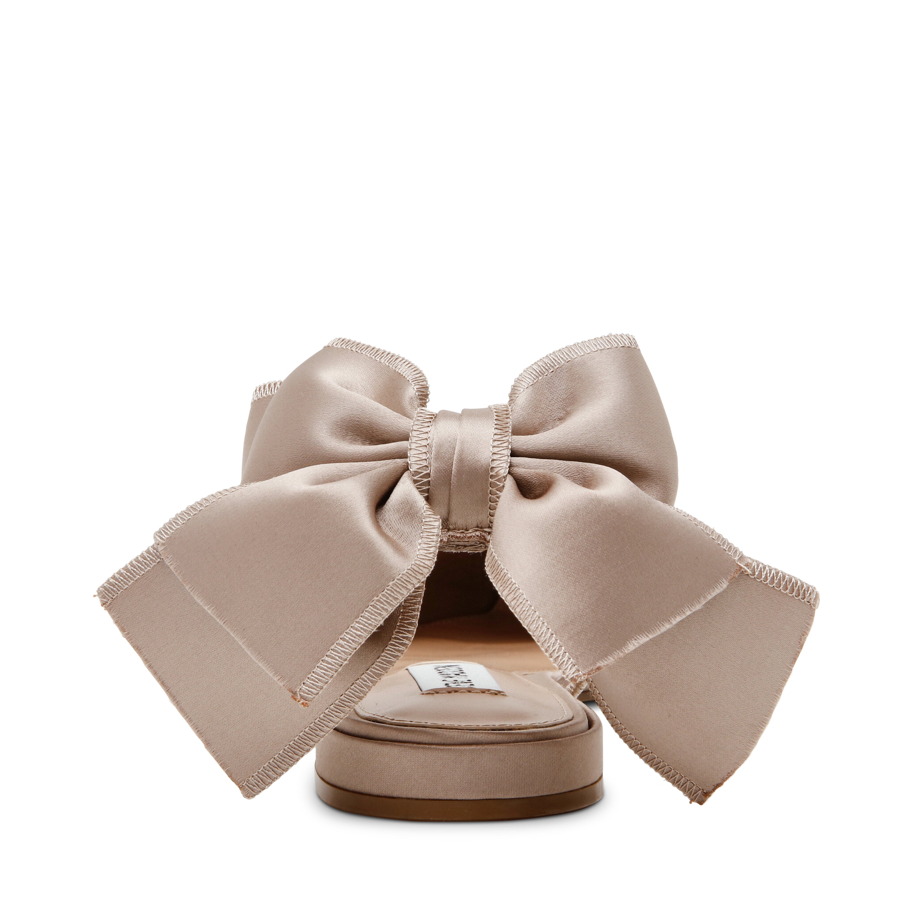 Synthia Flat Shoe TAUPE SATIN